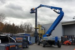 Montagearbeiten Kamin